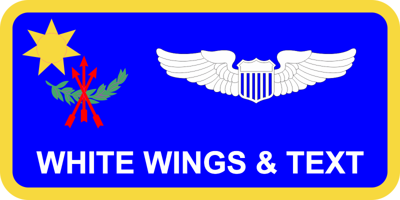 621 AMAG Blue Name Tag