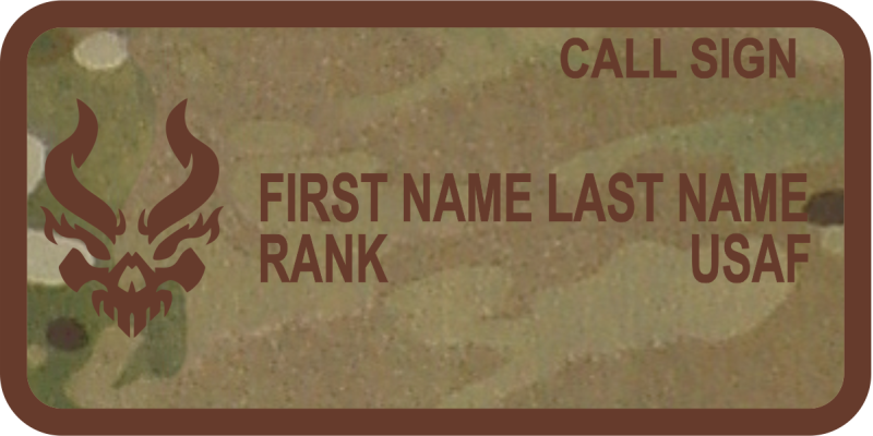 621 CRS Demon OCP Name Tag