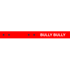 Image for 6 AS Red Bully Bully Bag Tag