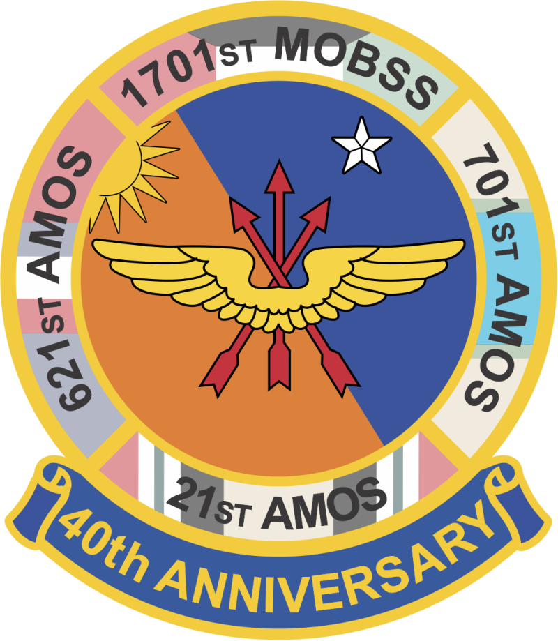 21 AMOS 40th Anniversary Patch