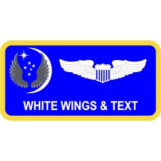 Image for 818 MSAS Blue Name Tag
