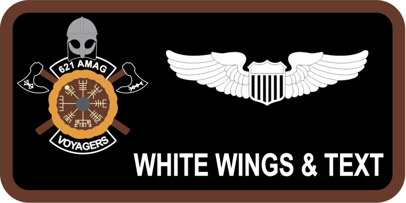 621 AMAG Black Name Tag