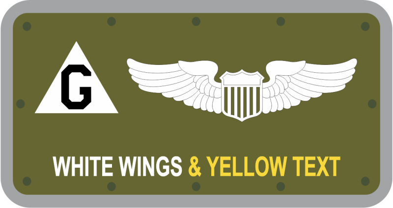 305 BG OD Green Old Bill Name Tag