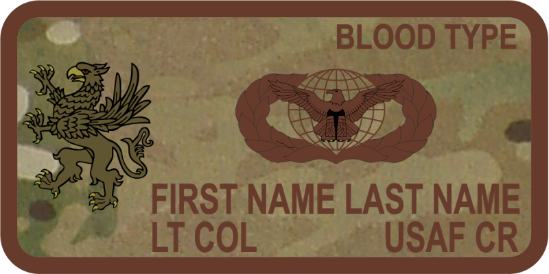 321 CRS Griffin OCP Name Tag 