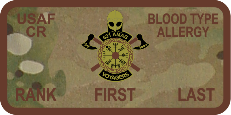 621 AMAG OCP Voyagers Name Tag