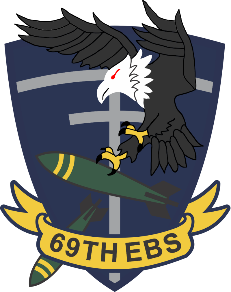 69 EBS Eagle with Bomb Patch