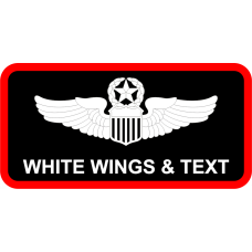 Image for AFOTEC Red Border Name Tag