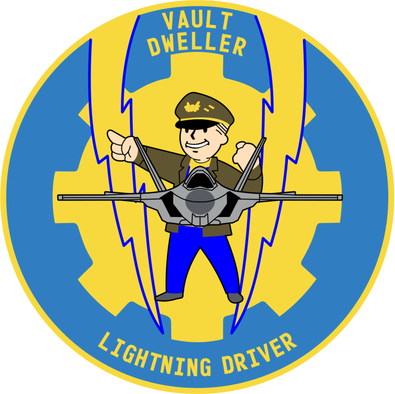 NTTR Vault Dweller F-35 Patch