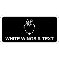 Image for USAF AMMOS Owl Black Name Tag