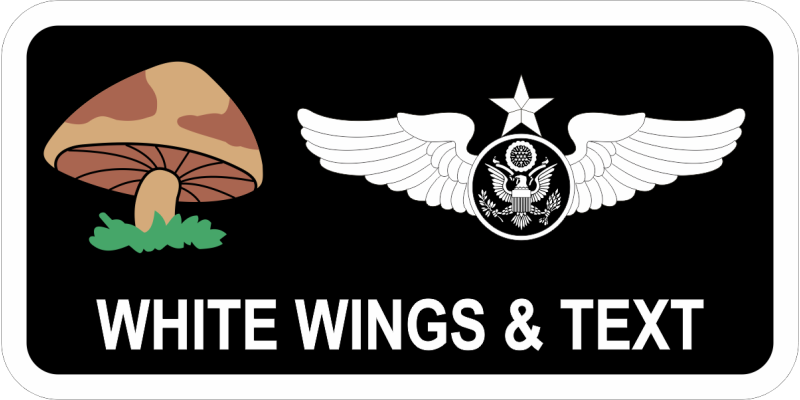 328 ARS Mushroom Name Tag