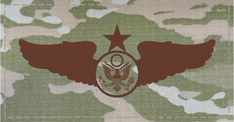 Enlisted Aircrew Wings-Senior Occupational Device 