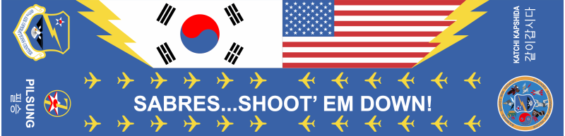 36 FS Sabres Flight Scarf, Osan AB South Korea