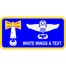 Image for 920 RQW Lighthouse Blue Name Tag