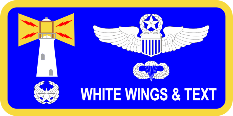 920 RQW Lighthouse Blue Name Tag 