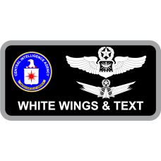 Image for CIA Black Name Tag