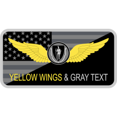 Image for MA State Police Yellow Wings Name Tag