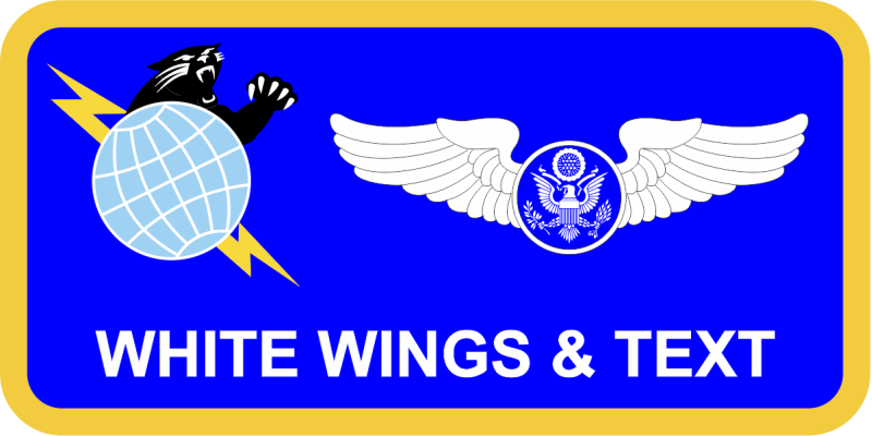 43 OSS Panther Name Tag