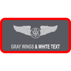 Image for 49 CTS Gray No-Logo Name Tag