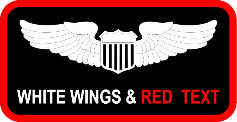 1 FTS Black Name Tag