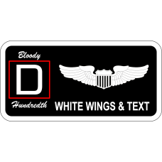 Image for 100 ARW Bloody D Name Tag