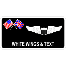 Image for 351 ARS Black Name Tag