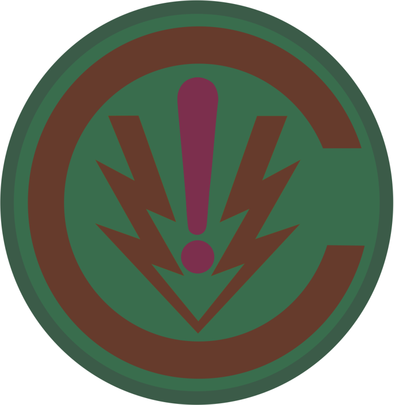 352 SOW Green and Brown Patch 