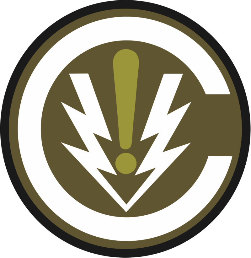 352 SOW White and Green Patch 