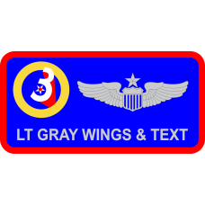 Image for 3 AF Blue Name Tag