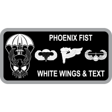 Image for 435 SFS Black Tag Phoenix First Name Tag