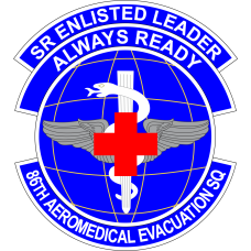 Image for 86 AES Sr Enlisted Leader Full Color Patch