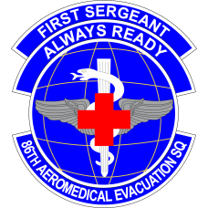 Image for 86 AES First Sergeant Full Color Patch