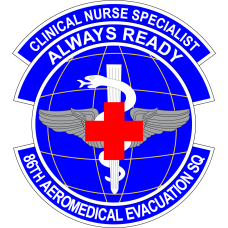 Image for 86 AES Clinical Nurse Specialist Full Color Patch
