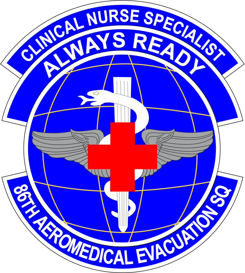 86 AES Clinical Nurse Specialist Full Color Patch