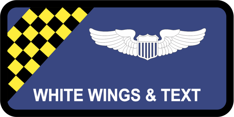 435 AGOW Navy Name Tag