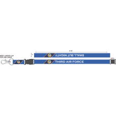 Image for 3 AF Blue Lanyard