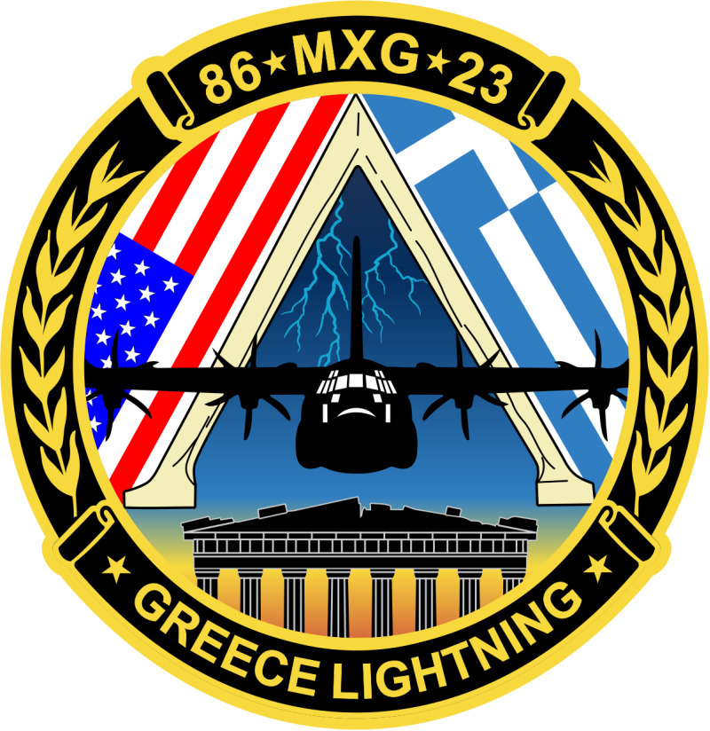 86 MXG 23 Greece Lightning Patch