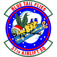 Image for 37 AS Christmas Santa Bee Full Color Patch