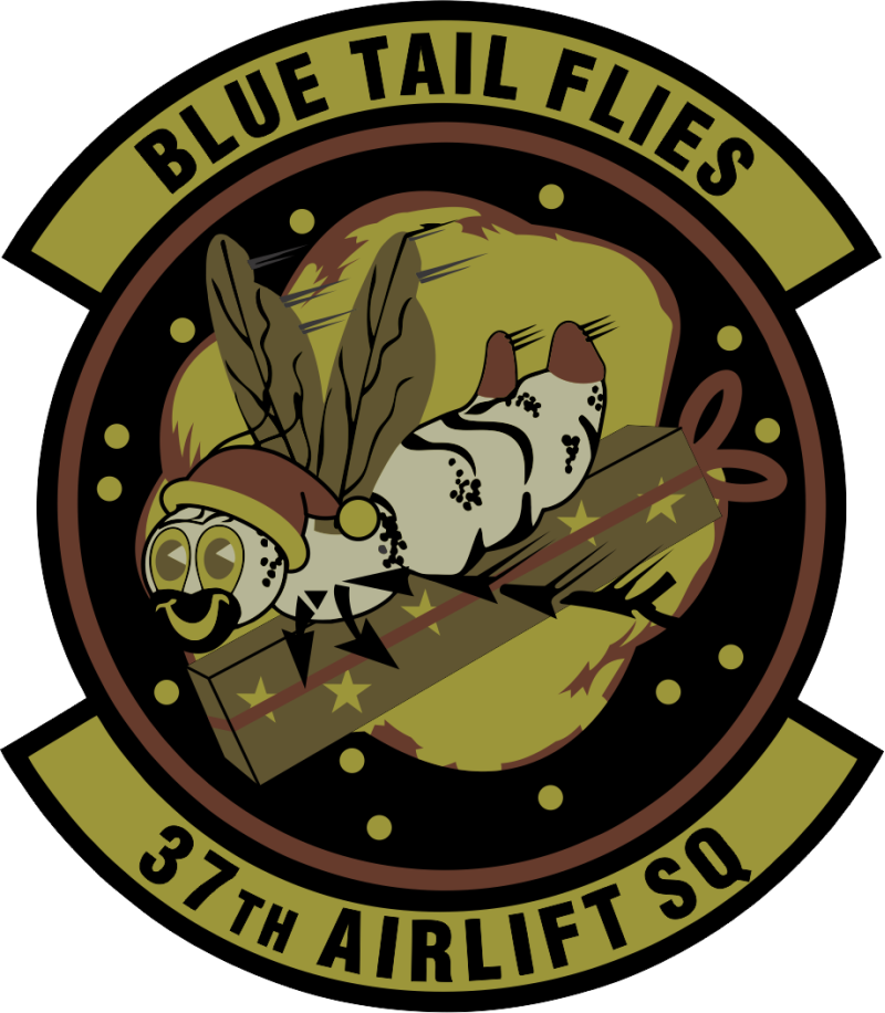 37 AS Christmas Santa Bee OCP Patch