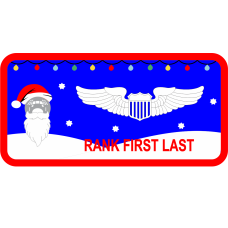 Image for 37 AS Christmas Santa Name Tag