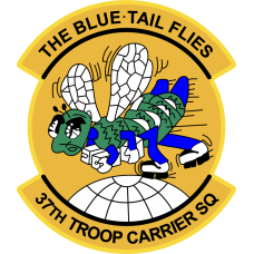 Image for 37 TCS The Blue Tail Flies Full Color Patch