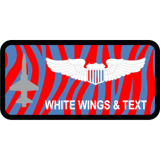 Image for Det 24 Blue/Red Tiger Stripes Name Tag