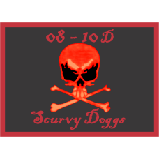 Image for Class 08-10D Scurvy Doggs Patch