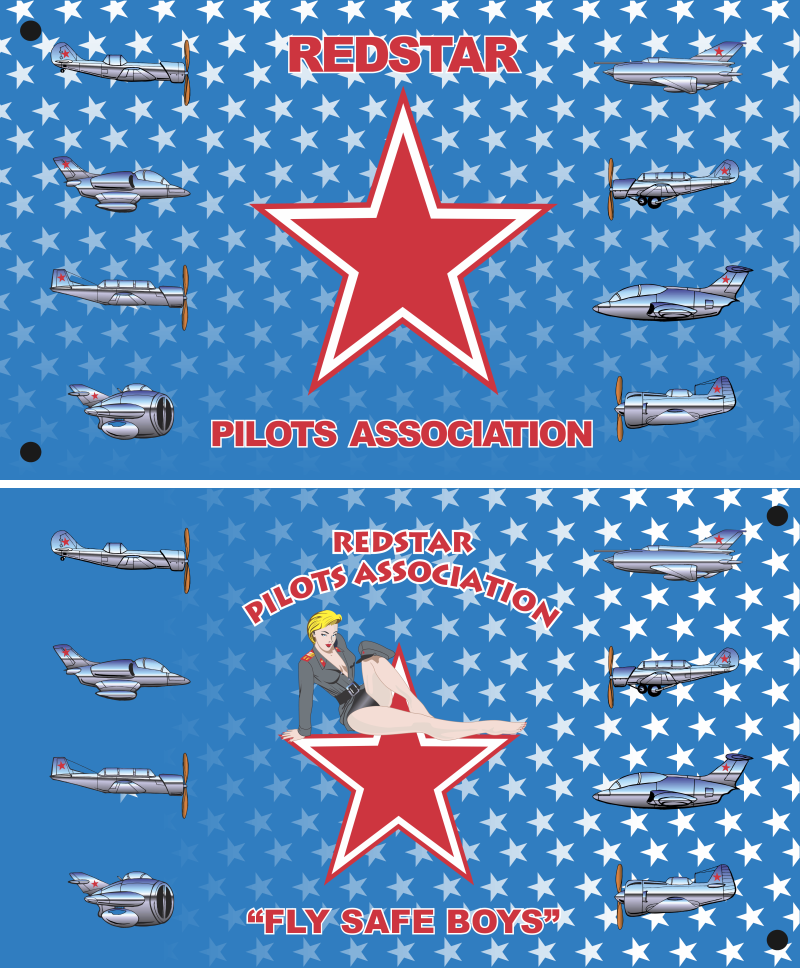 Red Star Pilots Association Double-Sided Flag 3' x 5'