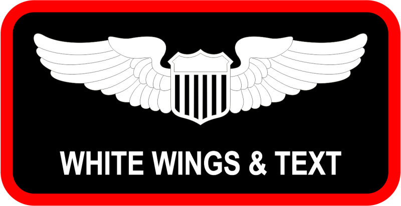 116 OG Black Name Tag