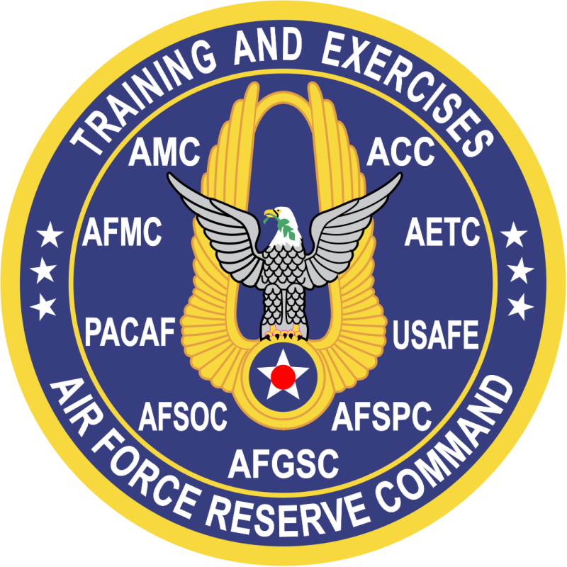 AFRC Training And Exercises A7 Full Color Patch