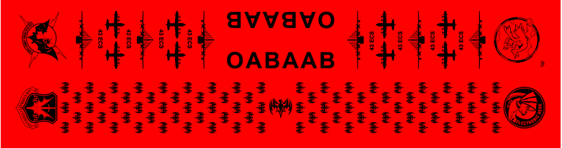 43 ECS OABAAB Flight Scarf 