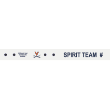 Image for U of Virginia Spirit Team Number Bag Tag