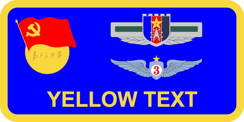 26 SAS CCP Blue Name Tag