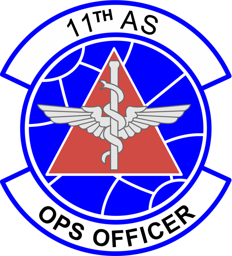 11 AS OPS Officer Patch