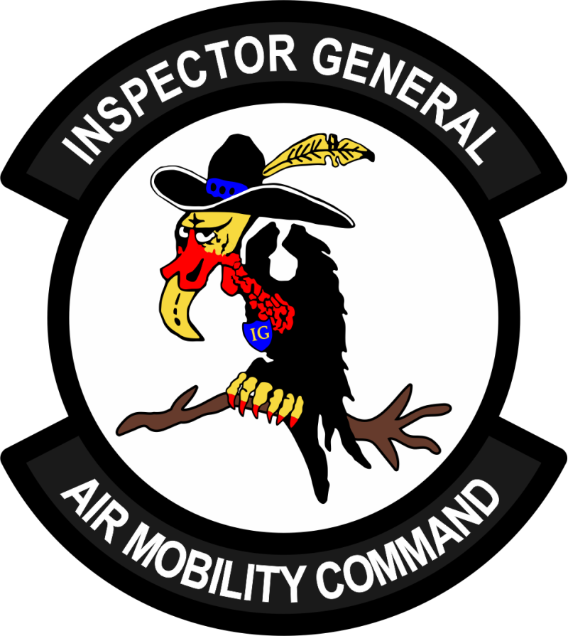 HQ AMC Inspector General Patch